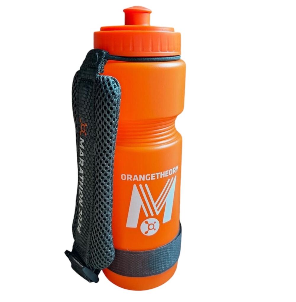 Orangetheory Marathon Month 2024 Finisher Hand Sleeve Running Water Bottle NEW